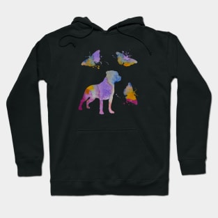 Rottweiler Art With Butterflies Hoodie